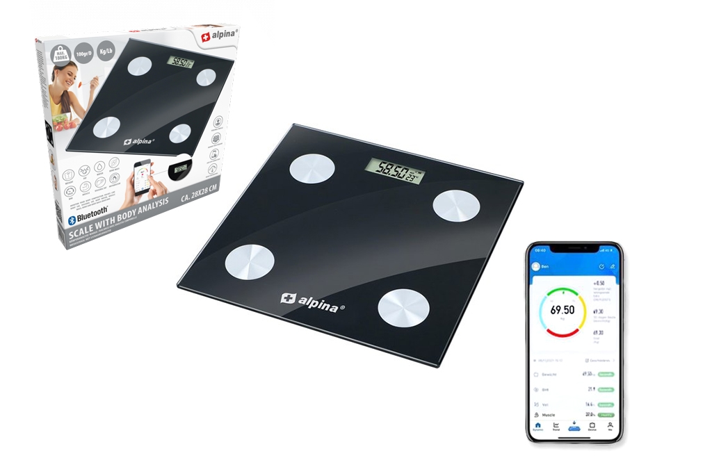 Inteligentní váha s analýzou těla Bluetooth 1 Inteligentní váha s analýzou těla Bluetooth