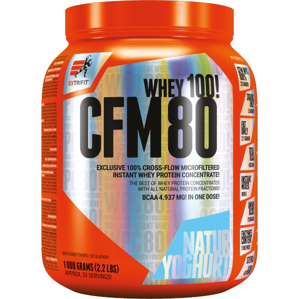 CFM Instant Whey 80 - 1000 g, cookies - sušenka 1 jahoda
