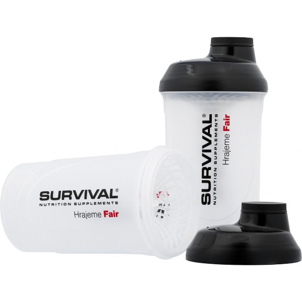 Šejkr Survival - 600 ml (bílo-černý) 2 Šejkr Survival - 600 ml (bílo-černý) - Obrázek 2
