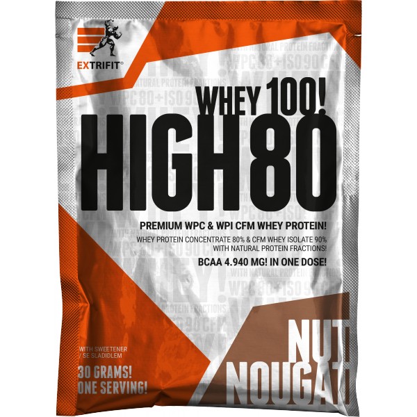 High Whey 80 - 2270 g, jahoda 3 High Whey 80 - 30 g