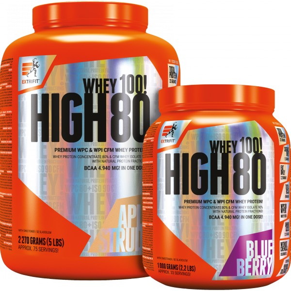 High Whey 80 - 2270 g, jahoda 4 High Whey 80 - 2270 g, jahoda - Obrázek 4