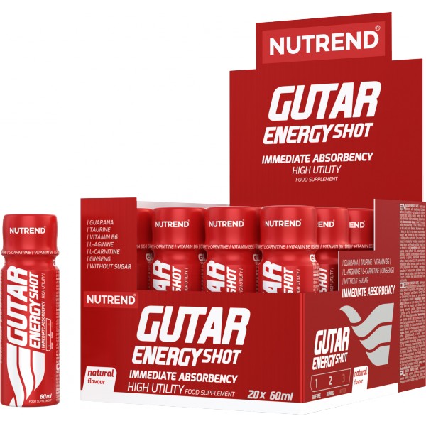 Gutar Energy Shot - 60 ml 4 Gutar Energy Shot - 20x 60 ml