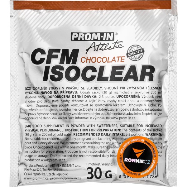 CFM Isoclear - 1000 g, čokoláda 4 CFM Isoclear - 30 g