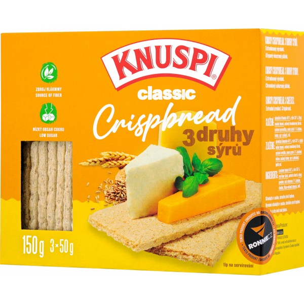 Knuspi Crispbread - 150 g, jarní zelenina 2 jarní zelenina