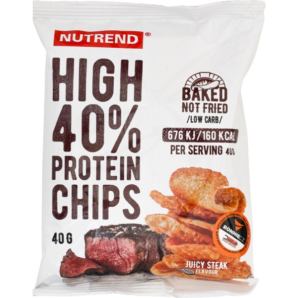 High Protein Chips - 40 g, paprika 1 High Protein Chips - 40 g