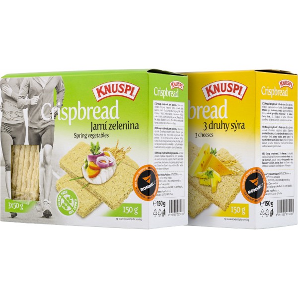 Knuspi Crispbread - 150 g, jarní zelenina 6 Knuspi Crispbread - 150 g, jarní zelenina - Obrázek 6