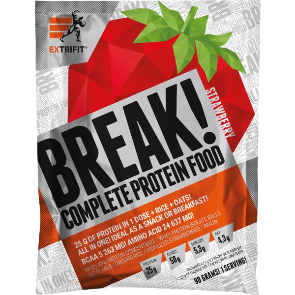Protein Break! - 900 g, malina 4 Protein Break! - 900 g, malina - Obrázek 4