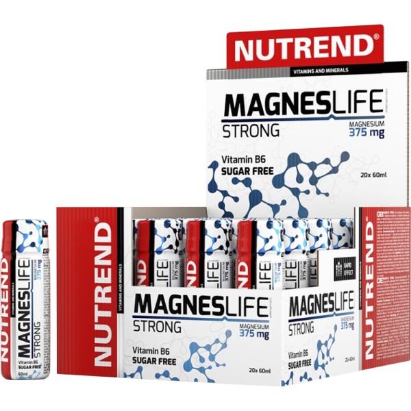 Hořčík, B6 • Magneslife Strong - 20x 60 ml 1 Hořčík