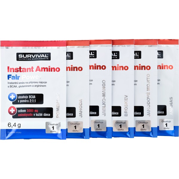 Instant Amino Fair Power - 400 g, jahodové mojito 3 Instant Amino Fair Power - 400 g, jahodové mojito - Obrázek 3