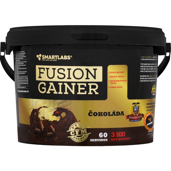 Fusion Gainer - 1000 g, jahoda 2 jahoda