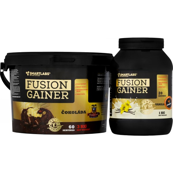 Fusion Gainer - 1000 g, jahoda 3 Fusion Gainer - 1000 g, jahoda - Obrázek 3