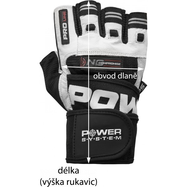 Rukavice No Compromise (bílo-černé) - 1 pár, L - bílo-černé 4 Rukavice No Compromise (bílo-černé) - 1 pár, L - bílo-černé - Obrázek 4