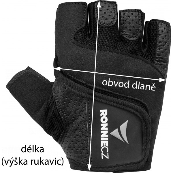 Fitness rukavice Ronnie.cz Easy Workout (černé) - 1 pár, S - černé 4 Fitness rukavice Ronnie.cz Easy Workout (černé) - 1 pár, S - černé - Obrázek 4
