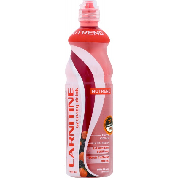 Carnitine Activity Drink s kofeinem - 750 ml, jahoda-máta 6 Carnitine Activity Drink s kofeinem - 750 ml, jahoda-máta - Obrázek 6