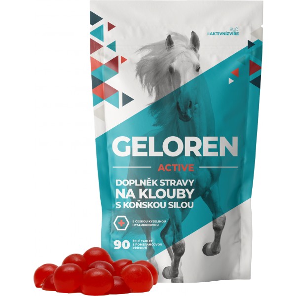 Geloren Active - 90 želé, mango 6 Geloren Active - 90 želé, mango - Obrázek 6