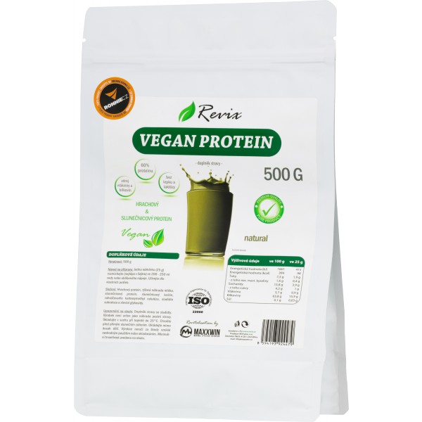 Vegan Protein - 500 g, natural 4 Vegan Protein - 500 g, natural - Obrázek 4
