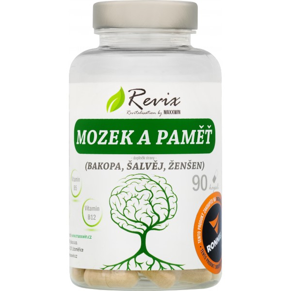 Mozek a paměť (bakopa, šalvěj, ženšen) 1 Mozek a paměť (bakopa