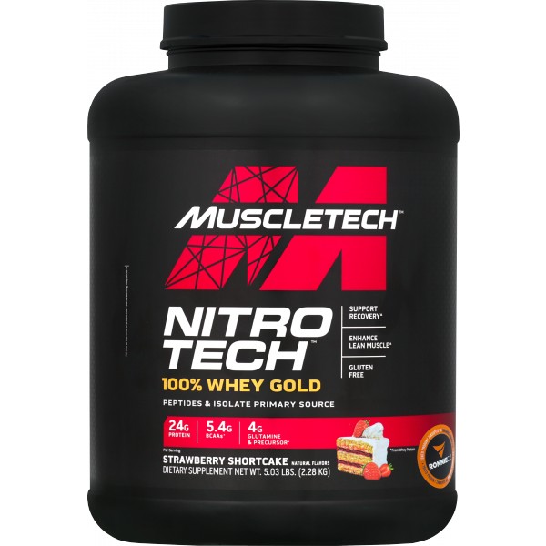 Nitro-Tech 100 % Whey Gold - 2280 g, dvojitá čokoláda 1 Nitro-Tech 100 % Whey Gold - 2280 g
