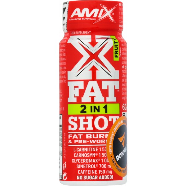 XFat® 2 in 1 Shot - 20x 60 ml, ovocná 2 XFat® 2 in 1 Shot - 60 ml