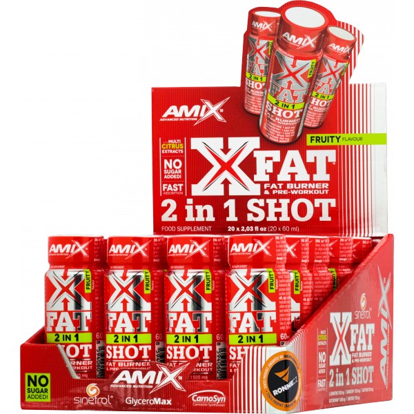 XFat® 2 in 1 Shot - 20x 60 ml, ovocná 5 XFat® 2 in 1 Shot - 20x 60 ml, ovocná - Obrázek 5