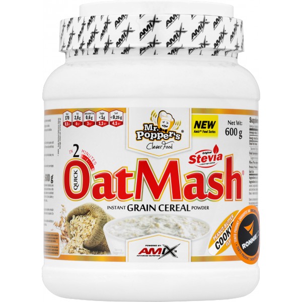 OatMash - 20x 50 g, arašídové máslo - cookies 2 OatMash - 600 g