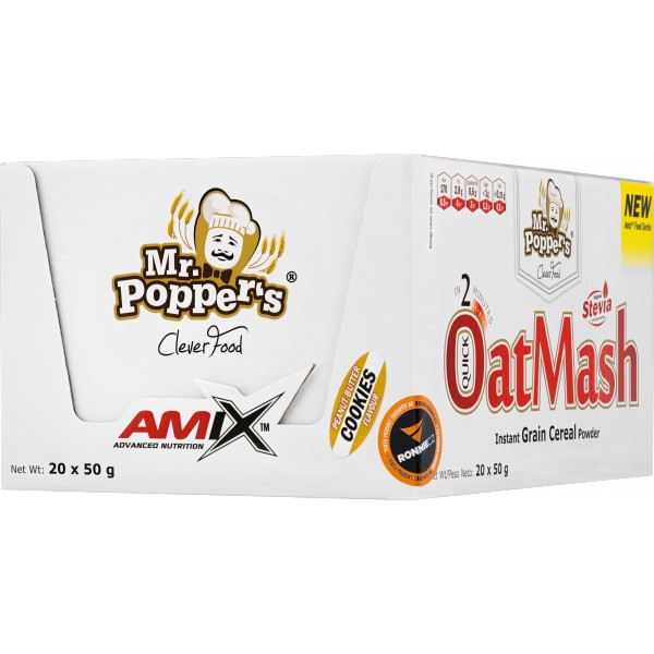 OatMash - 20x 50 g, arašídové máslo - cookies 5 OatMash - 20x 50 g, arašídové máslo - cookies - Obrázek 5