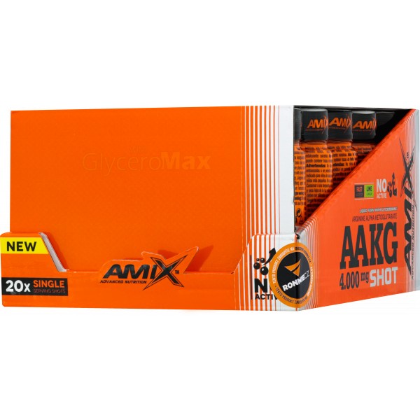 AAKG 4000 mg Shot - 20x 60 ml, limeta 5 AAKG 4000 mg Shot - 20x 60 ml, limeta - Obrázek 5