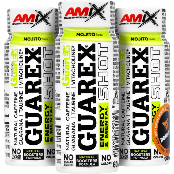 Guarex Energy & Mental Shot - 20x 60 ml, mojito 3 mojito