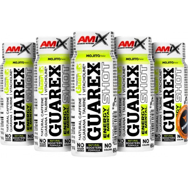 Guarex Energy & Mental Shot - 20x 60 ml, mojito 4 Guarex Energy & Mental Shot - 20x 60 ml, mojito - Obrázek 4