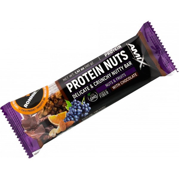 Protein Nuts Bar - 25x 40 g, arašídy-karamel 2 arašídy-karamel