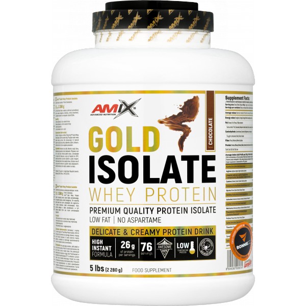 Gold Isolate Whey Protein - 2280 g, čoko - arašídové máslo 1 Gold Isolate Whey Protein - 2280 g