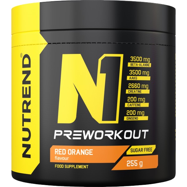 N1 Pre-Workout - 510 g, grep 2 modrá malina