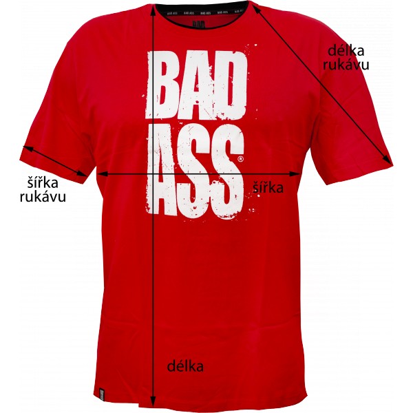 Triko Bad Ass #3 (červené) 3 Triko Bad Ass #3 (červené) - Obrázek 3