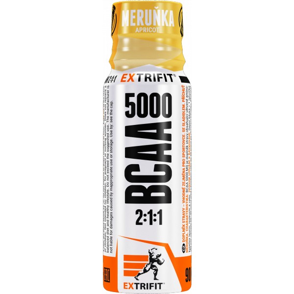 BCAA 5000 Shot - 90 ml, hrozny 1 meruňka