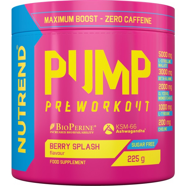 Pump Preworkout - 225 g, lesní plody 2 rainbow