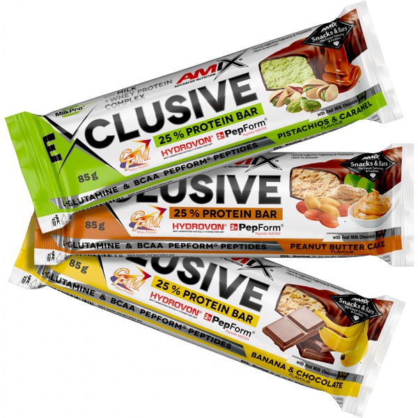 Exclusive Protein Bar - 85 g, banán-čokoláda 2 karibský punč