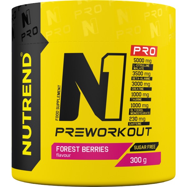 N1 Pro Pre-Workout - 300 g, zelená limonáda 3 N1 Pro Pre-Workout - 300 g, zelená limonáda - Obrázek 3