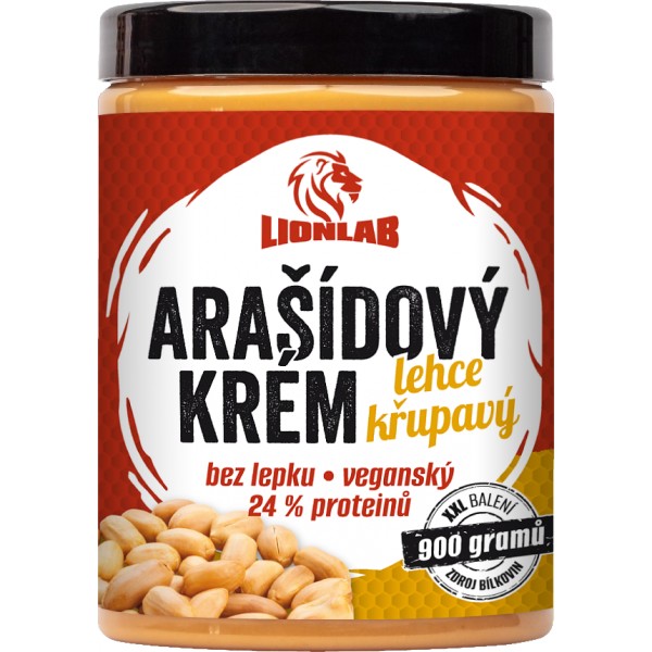 Arašídový krém - 900 g, lehce křupavý 1 Arašídový krém - 900 g