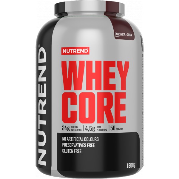 Whey Core - 1800 g, jahoda 1 Whey Core - 1800 g