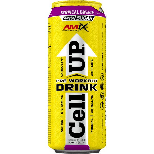 CellUp Pre Workout Drink - 500 ml, pitahaya 2 ovocná směs