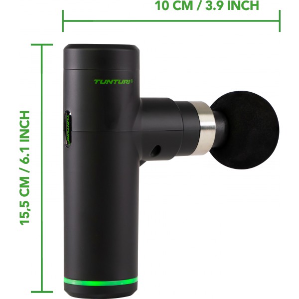 Ruční masážní stroj Tunturi Massage Gun Mini MG30 3 Ruční masážní stroj Tunturi Massage Gun Mini MG30 - Obrázek 3