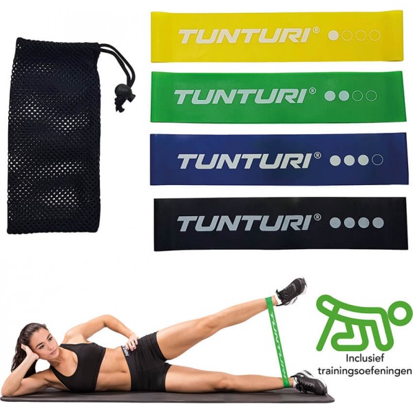 Sada 4 ks - posilovací guma Tunturi Mini Resistance Band 4 Sada 4 ks - posilovací guma Tunturi Mini Resistance Band - Obrázek 4