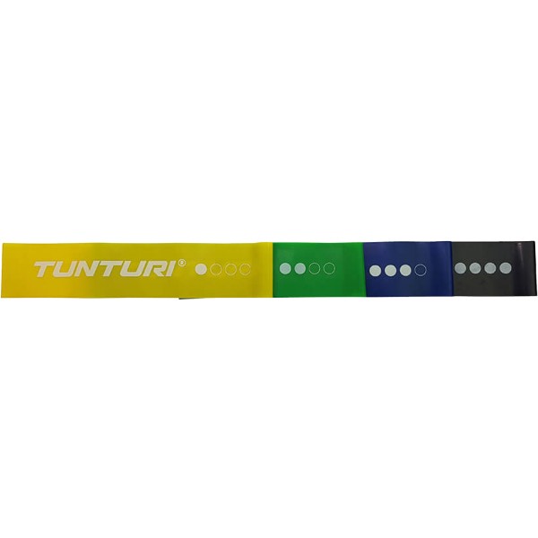 Sada 4 ks - posilovací guma Tunturi Mini Resistance Band 5 Sada 4 ks - posilovací guma Tunturi Mini Resistance Band - Obrázek 5