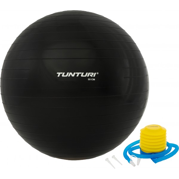 Gymnastický míč Tunturi - 90 cm - stříbrný 2 Gymnastický míč Tunturi - 90 cm - stříbrný - Obrázek 2