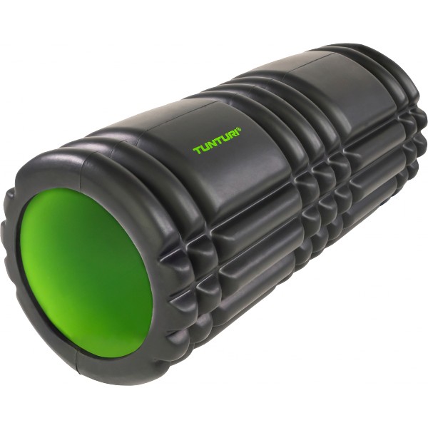 Masážní válec Foam Roller Tunturi 33 cm - černo-zelený 1 Masážní válec Foam Roller Tunturi 33 cm - černo-zelený
