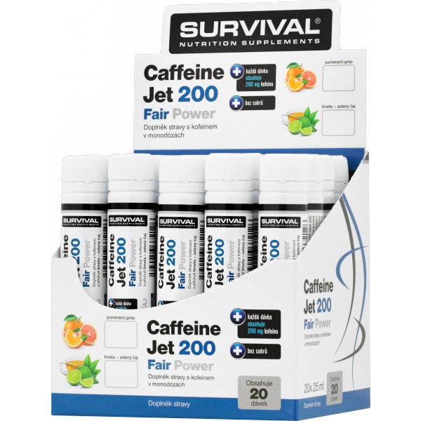 Caffeine Jet 200 Fair Power (monodózy) - 25 ml, limeta-zelený čaj 5 Caffeine Jet 200 Fair Power (monodózy) - 25 ml, limeta-zelený čaj - Obrázek 5