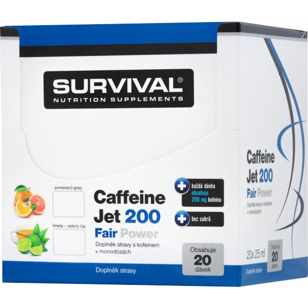 Caffeine Jet 200 Fair Power (monodózy) - 25 ml, limeta-zelený čaj 6 Caffeine Jet 200 Fair Power (monodózy) - 25 ml, limeta-zelený čaj - Obrázek 6