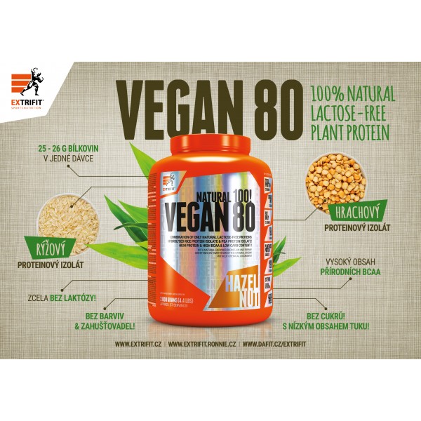 Vegan 80 - 2000 g, čokoláda 4 Vegan 80 - 2000 g, čokoláda - Obrázek 4