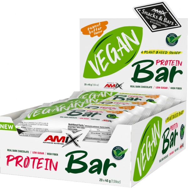 Vegan Protein Bar - 45 g, arašídové máslo 6 Vegan Protein Bar - 45 g, arašídové máslo - Obrázek 6