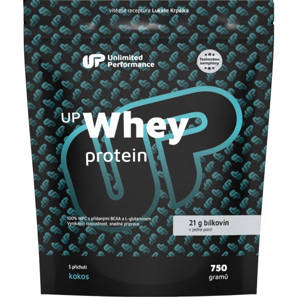 UP Whey Protein - 750 g, vanilka 3 UP Whey Protein - 750 g, vanilka - Obrázek 3